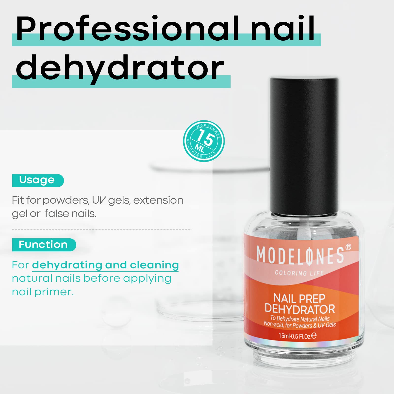 modelones dehydrator cap detail highlighting secure closure for salon-friendly storage