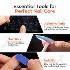 modelones double-sided tape and adhesive tabs offering strong, convenient application