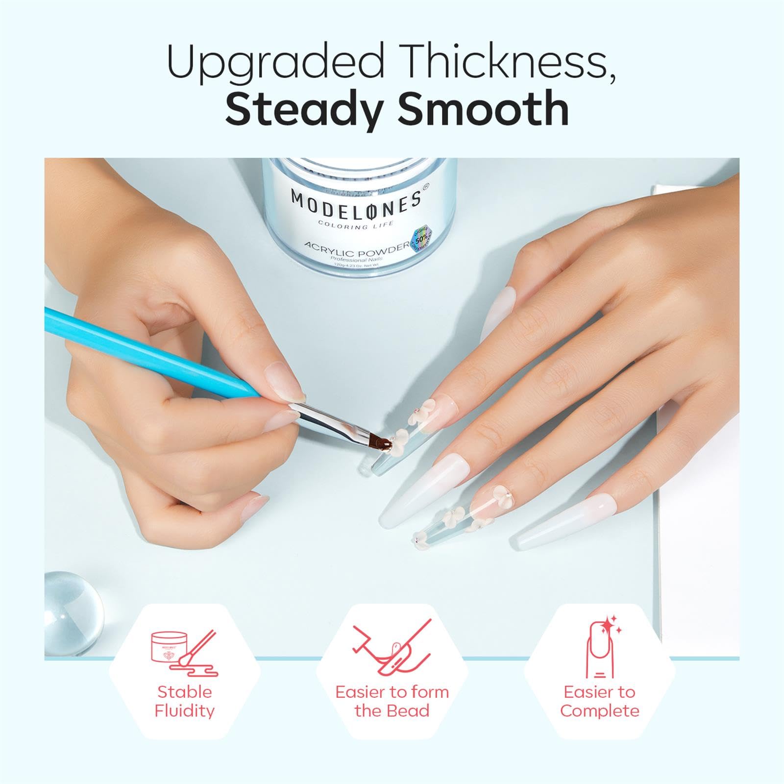 modelones encapsulated glitter nail demonstrating clear encapsulation benefit