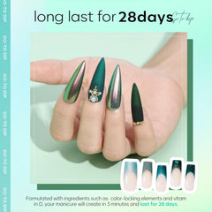 modelones sparkly turquoise glitter gel close-up highlighting shimmer and layering options