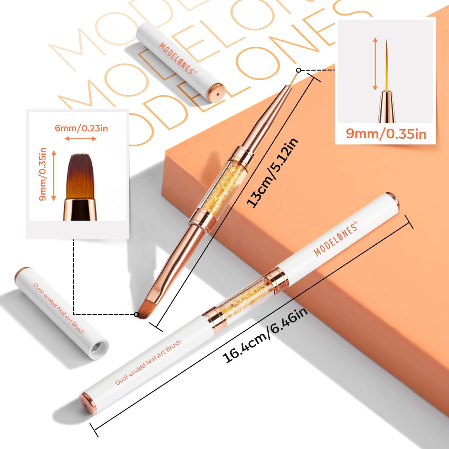modelones ferrule and handle detail for durable, no-shed performance