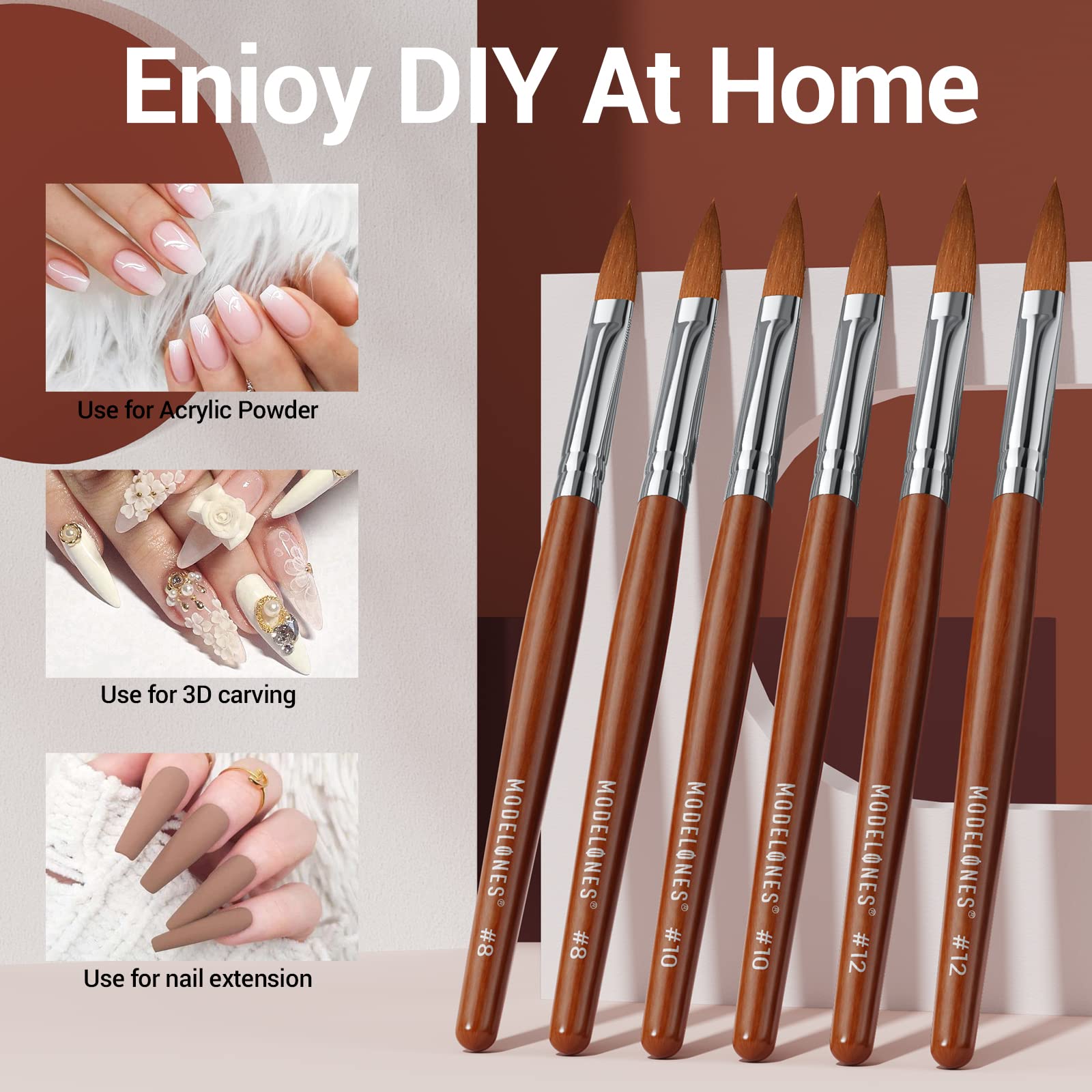 modelones ferrule detail alloy tube locking bristles to prevent shedding