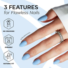 modelones mini nail file and cuticle stick for precise shaping and neat edges