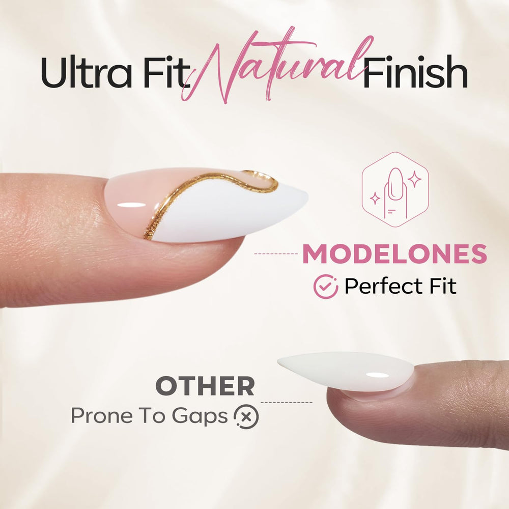 modelones dual-sided file, cuticle stick and prep pads — enables professional prep