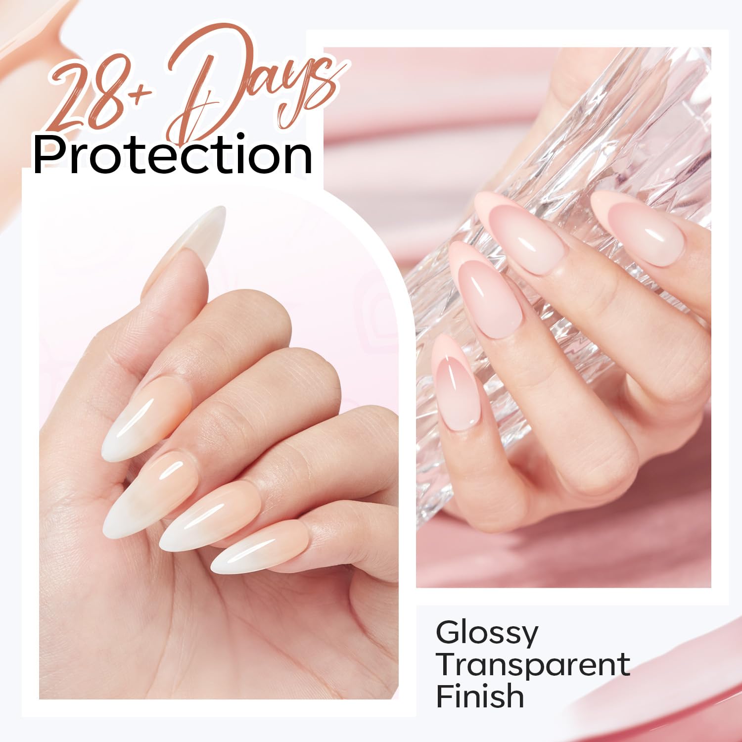 modelones finished manicure in lifestyle scene for wearable results
