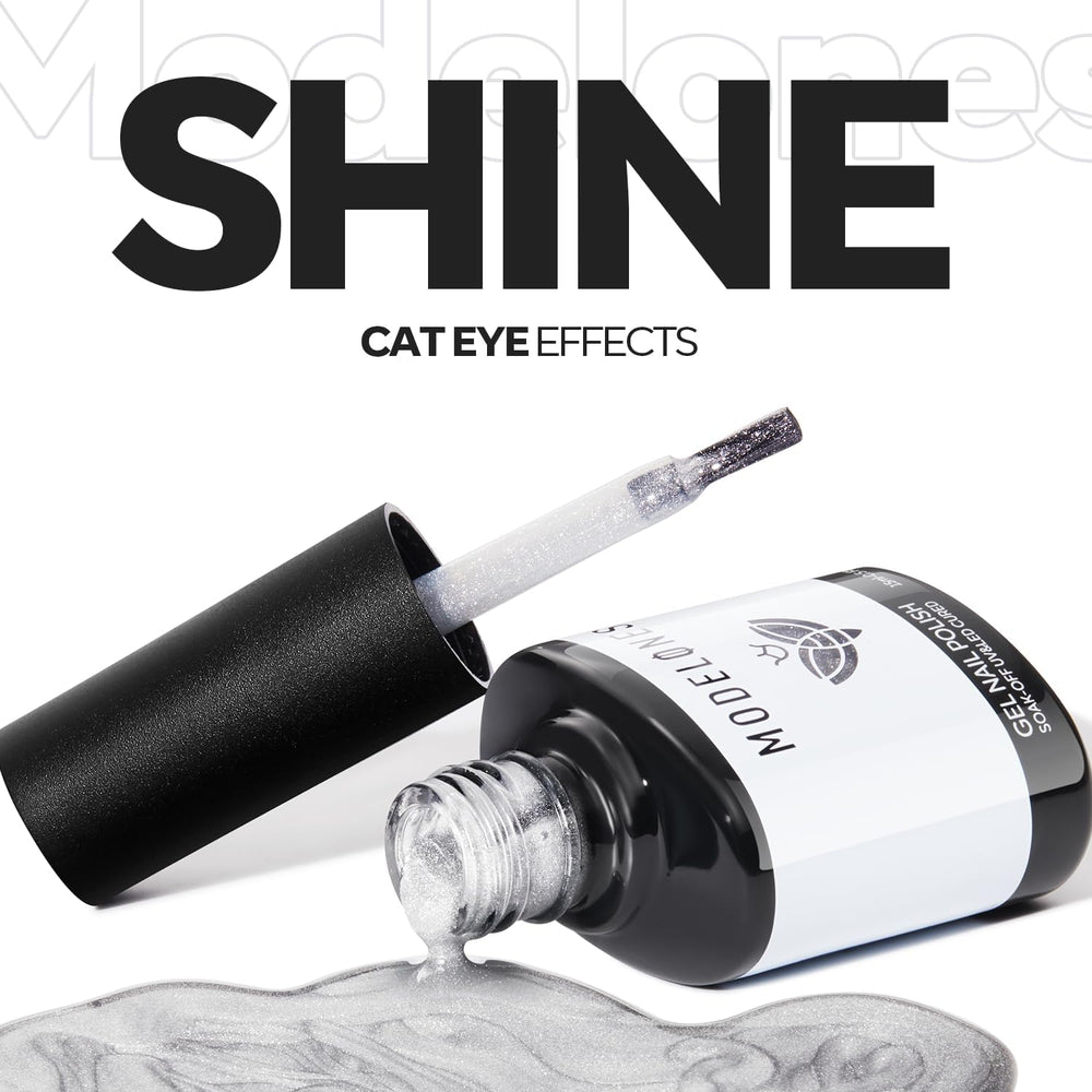 modelones finished manicure reflecting light for eye-catching glossy finish