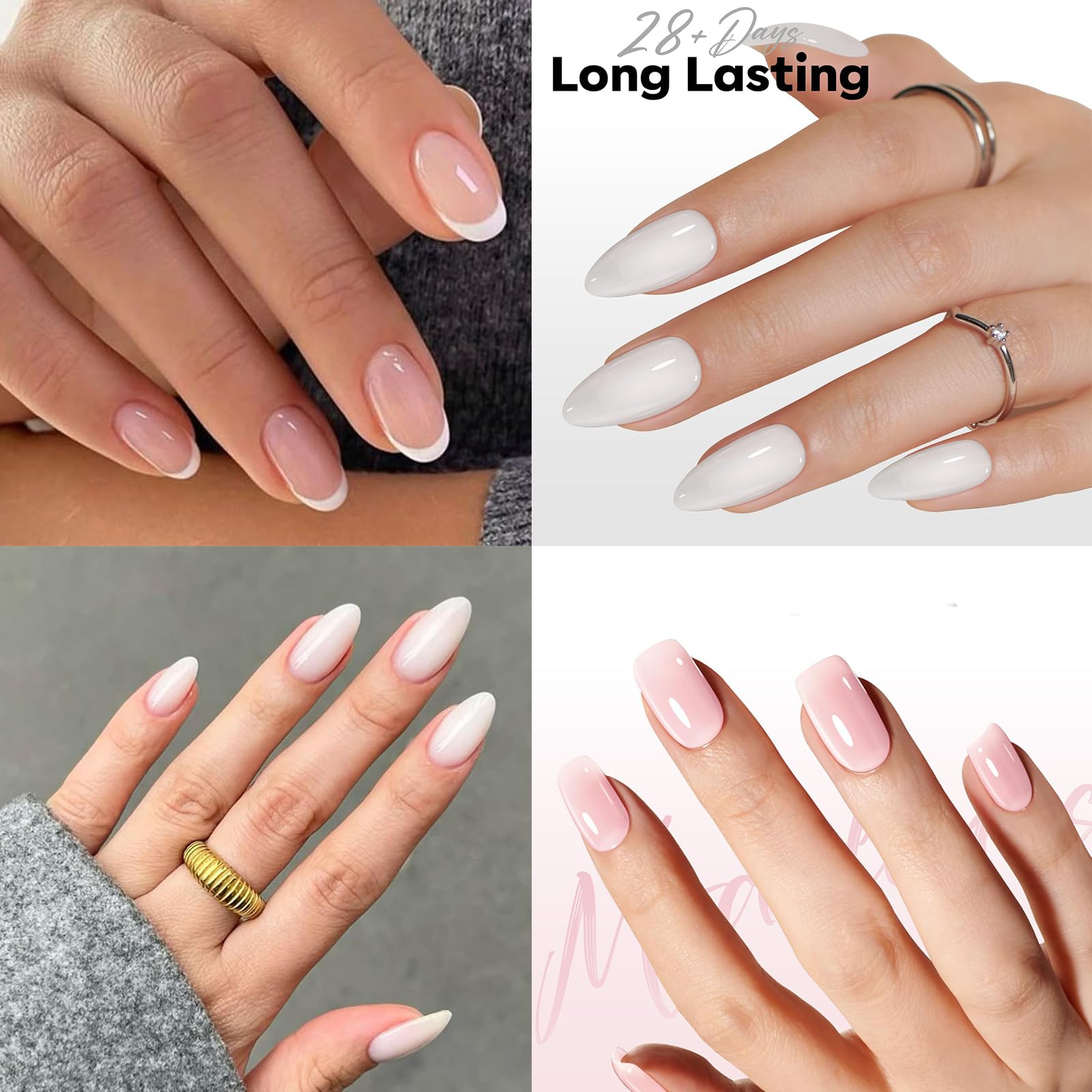modelones french manicure before and after showing clean tip transformation benefit