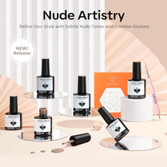 modelones French tip demonstration on hand, shows clean professional finish
