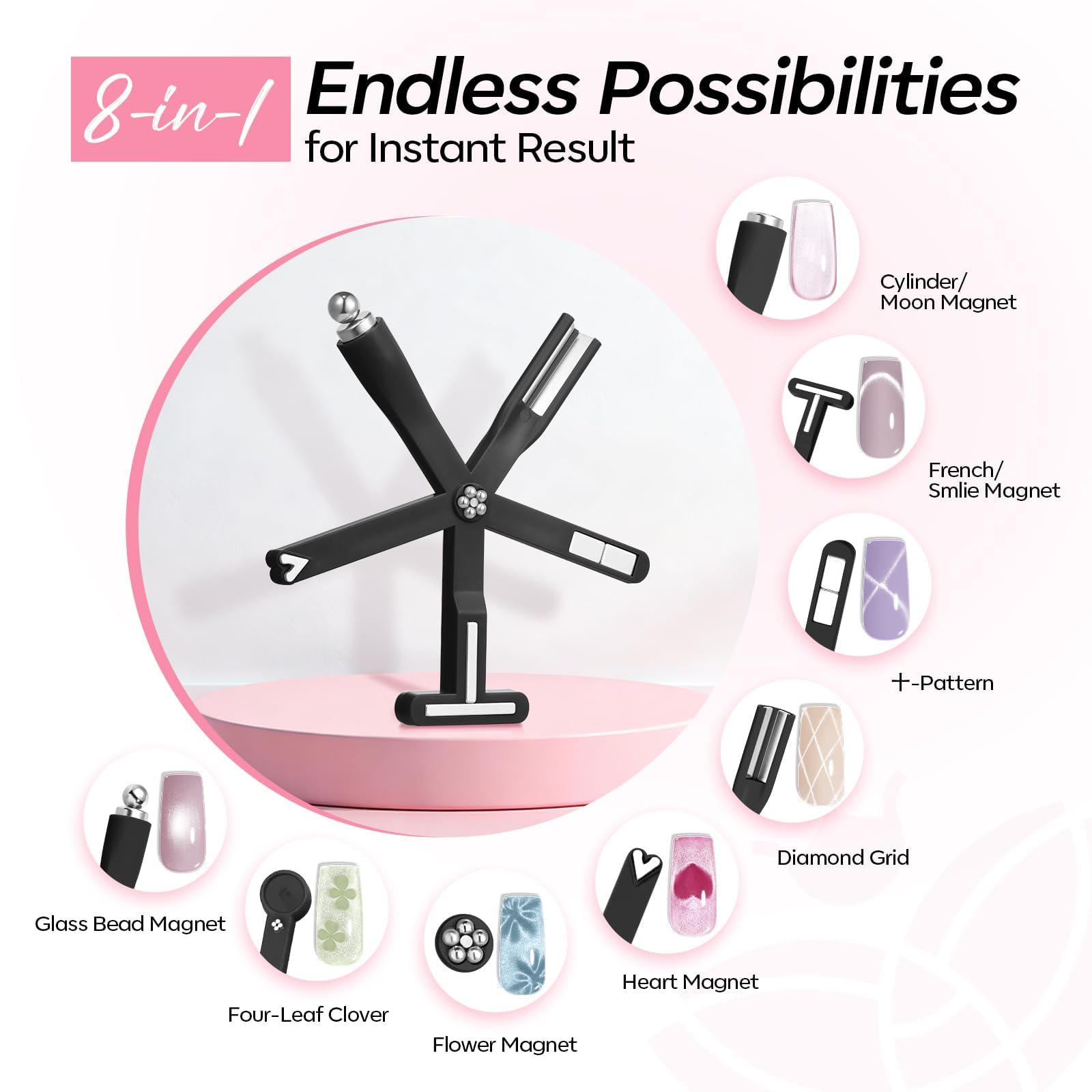 modelones french tip head forming narrow lines for clean french looks