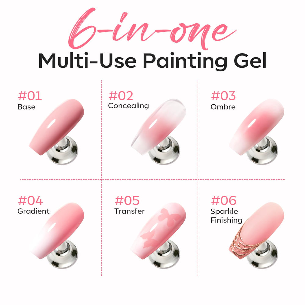 modelones french tip stickers and u-shaped protector creating crisp edges and less cleanup