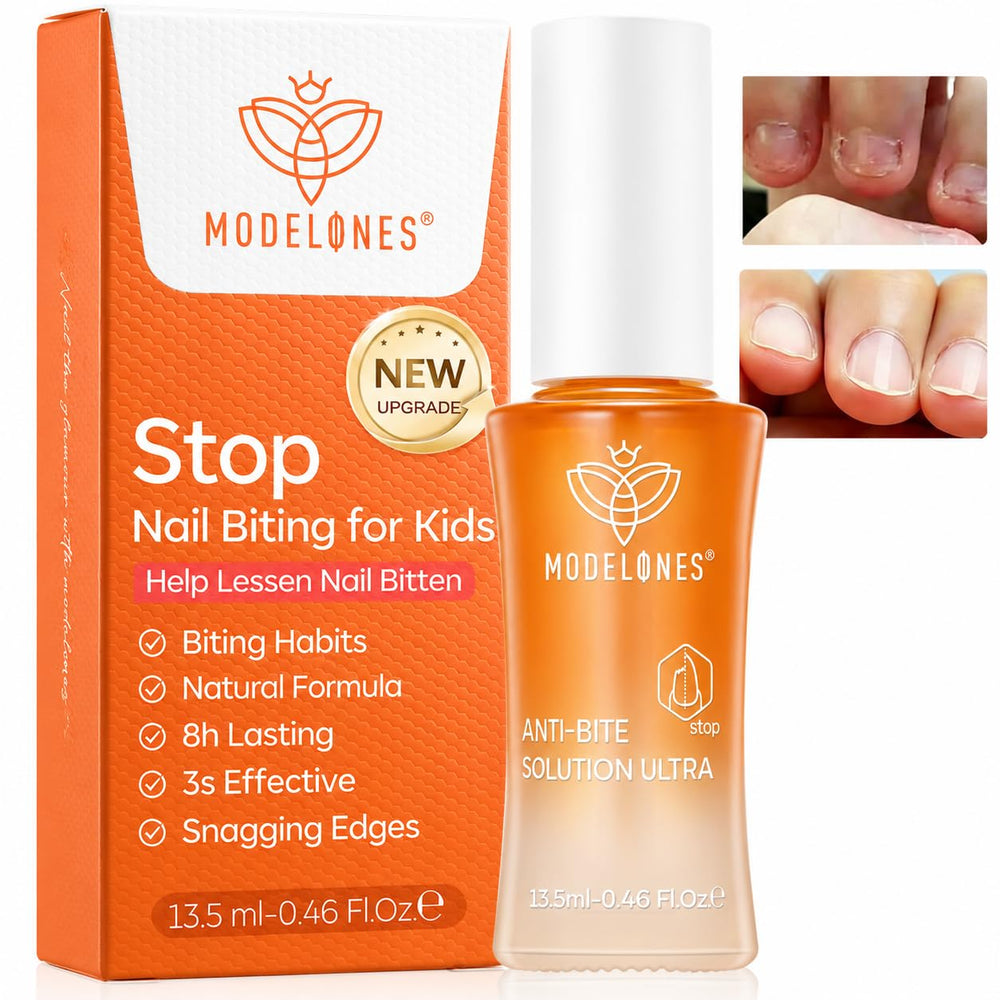 modelones front bottle view showing compact, larger-volume packaging benefit