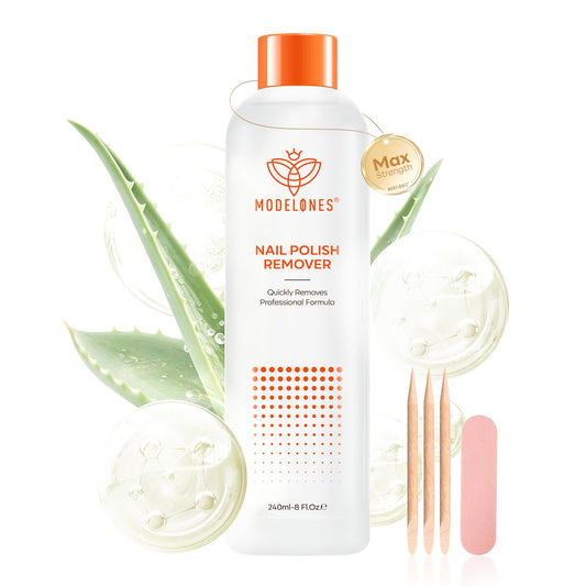 modelones front bottle showing label and size for quick identification and use