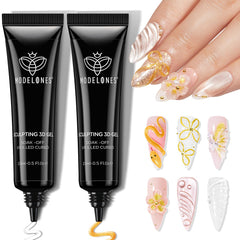 modelones front packaging showing two squeeze tubes and product benefits