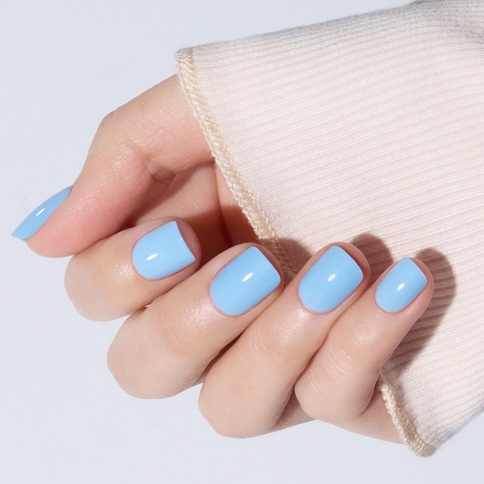 modelones front packaging showing baby blue nails and kit benefits
