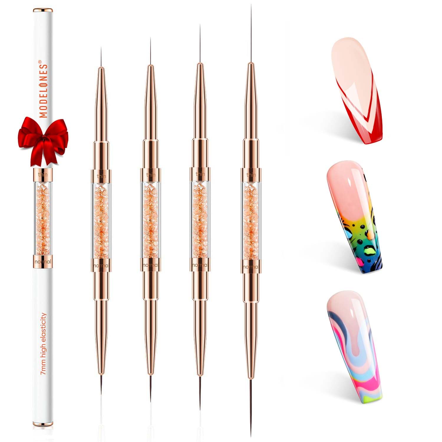 modelones front packaging showing complete dual-ended brush set benefit quick selection