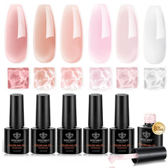 modelones front packaging showing full builder gel set and lamp, professional convenience