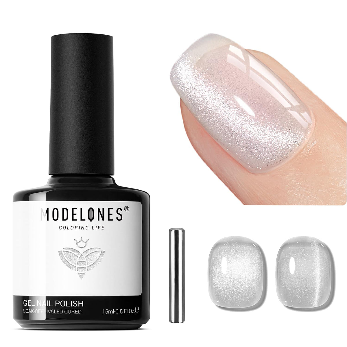 modelones front packaging showing cat-eye gel polish for show-ready nails