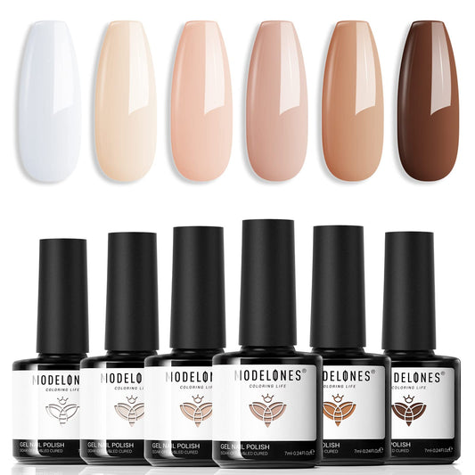 modelones front packaging showing six neutral colors for versatile looks