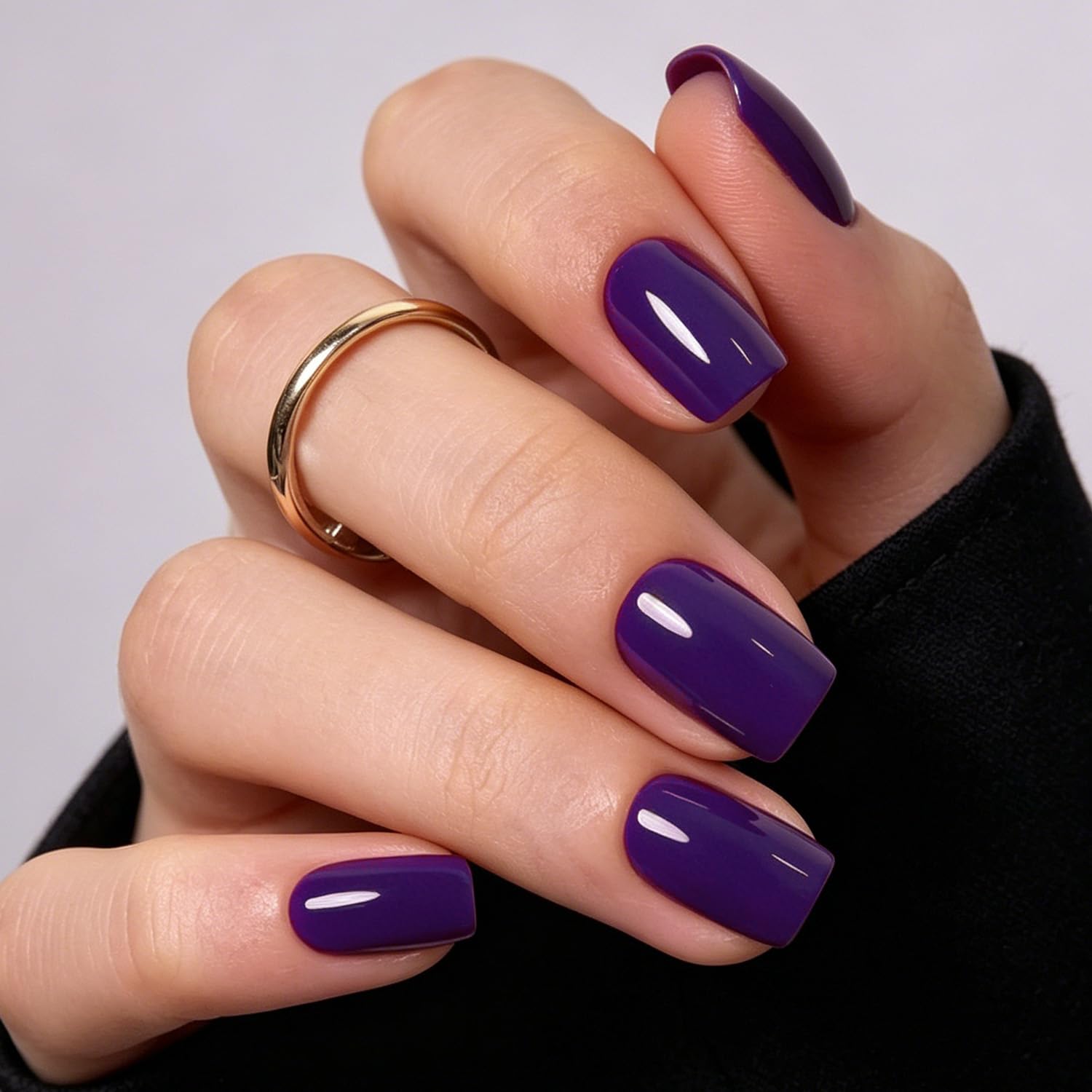 modelones front packaging showing dark violet nails and kit contents for quick identification