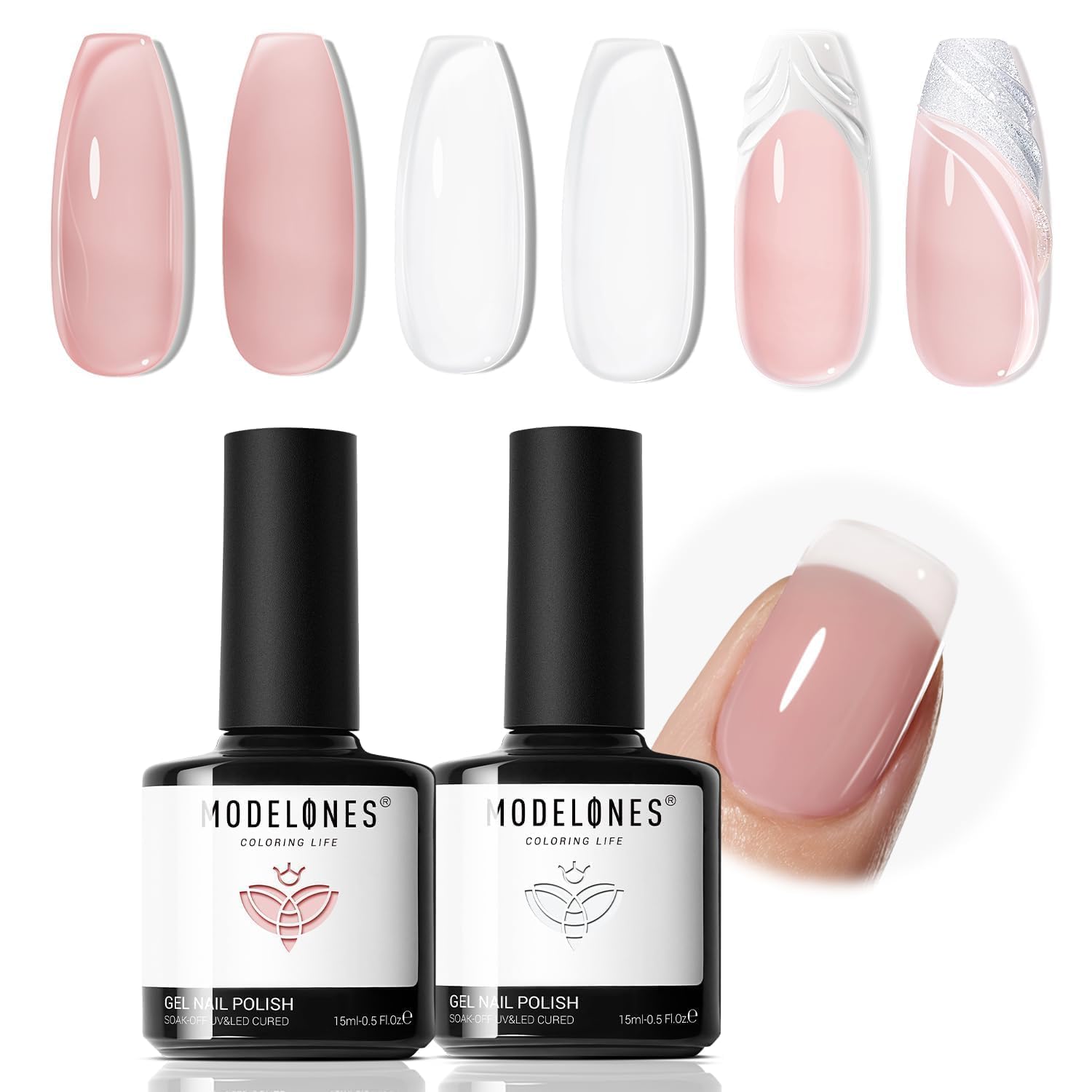 modelones front packaging duo showing both bottles and benefits