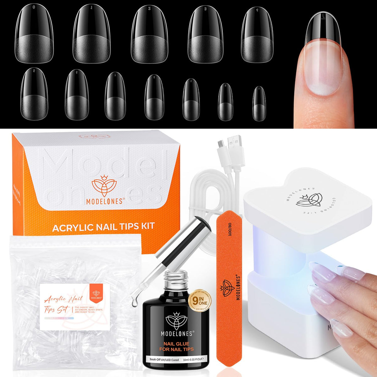 modelones front packaging showing full kit and contents for easy setup