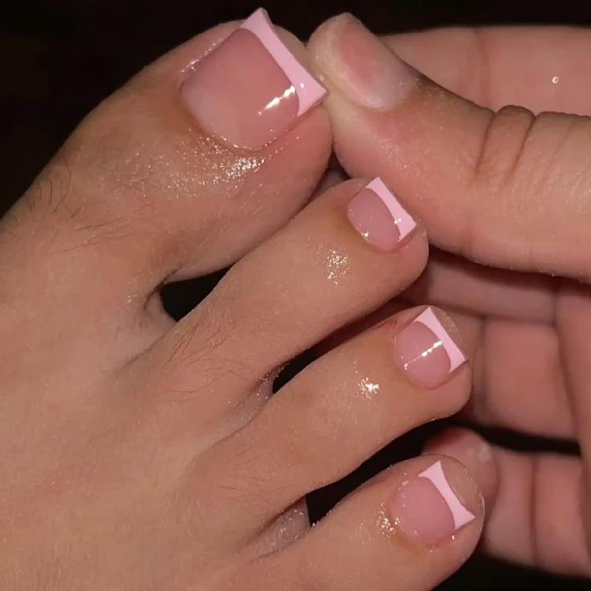 modelones front packaging showing hot pink French tips and included kit benefits