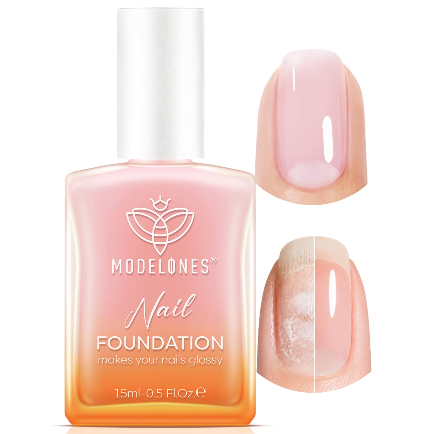 modelones front packaging showing jelly pink purple polish and benefits