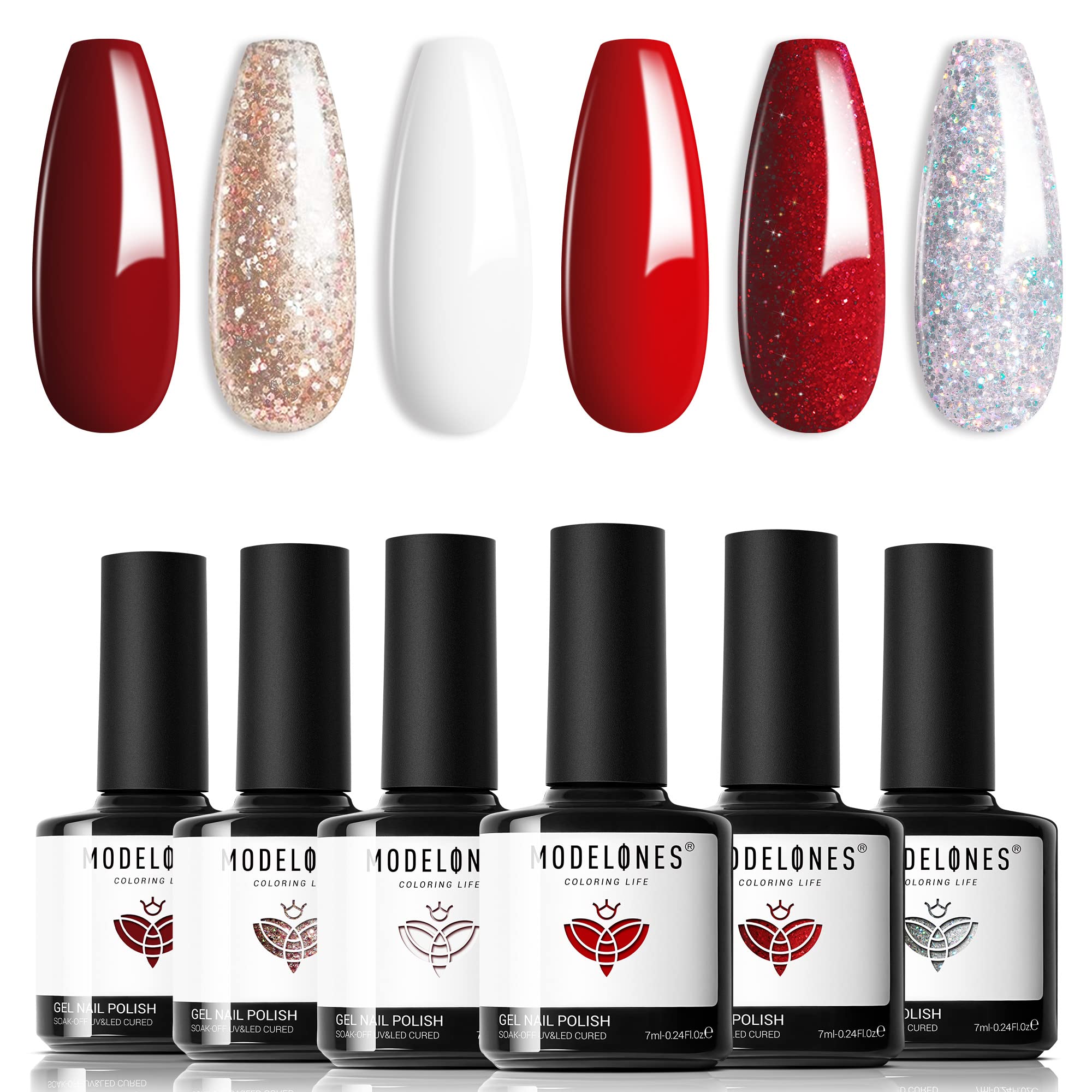 modelones front packaging showing six colors and neat presentation for gifting