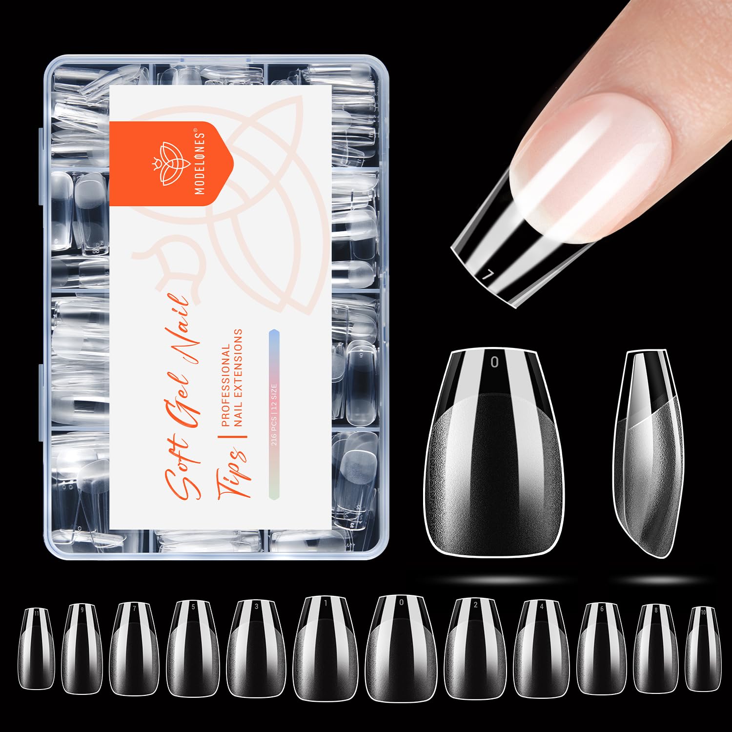 modelones front packaging showing 216pcs kit and benefits