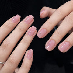 modelones front packaging showing soft pink press-on nails and accessories benefit quick selection