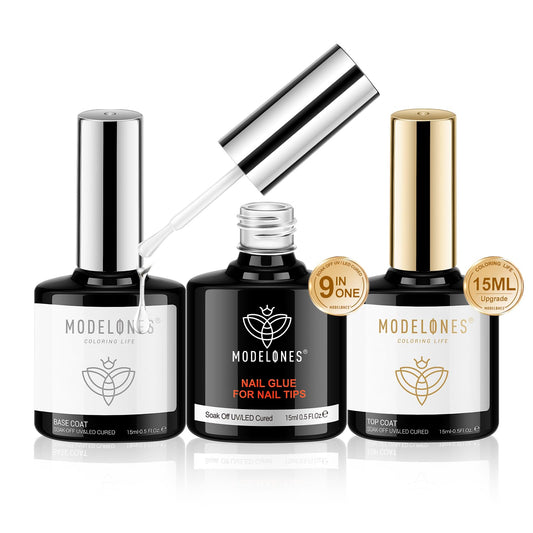 modelones front packaging showing three 15ml bottles and benefits