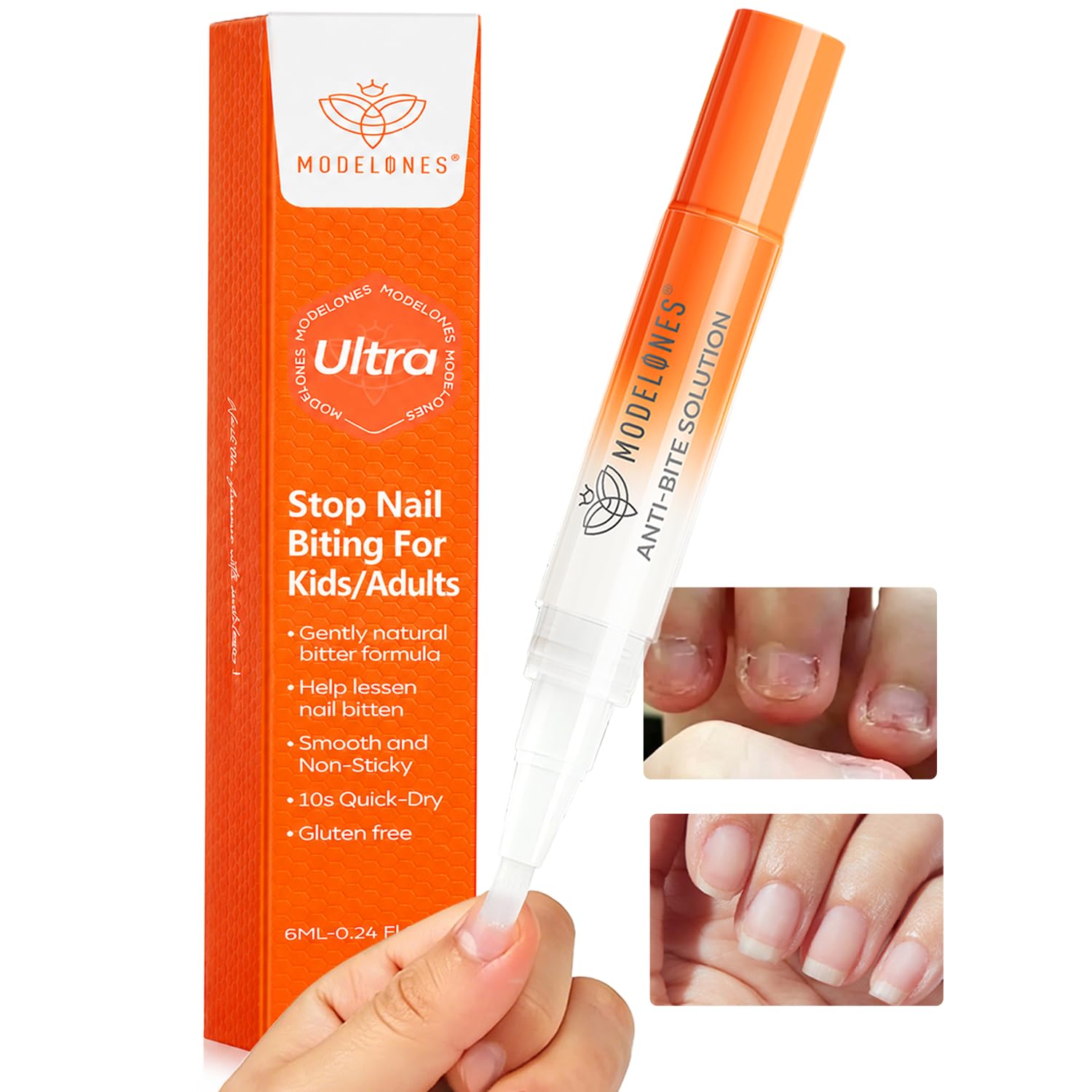 modelones front packaging showing pen and benefits
