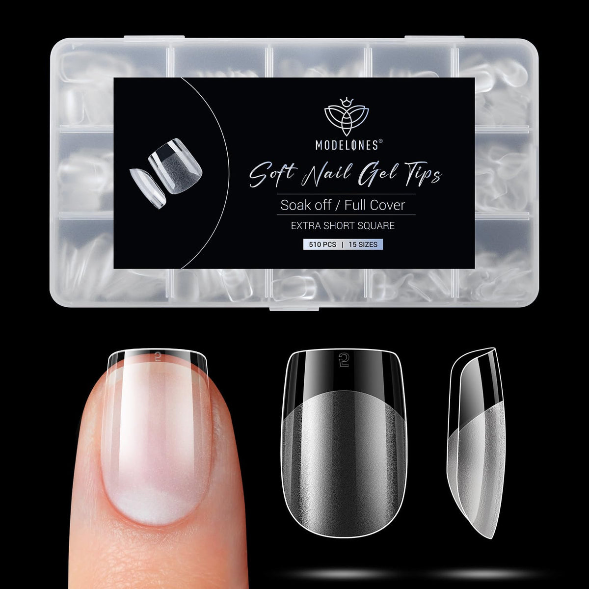 modelones front packaging showing full 510-piece kit and convenient storage benefit