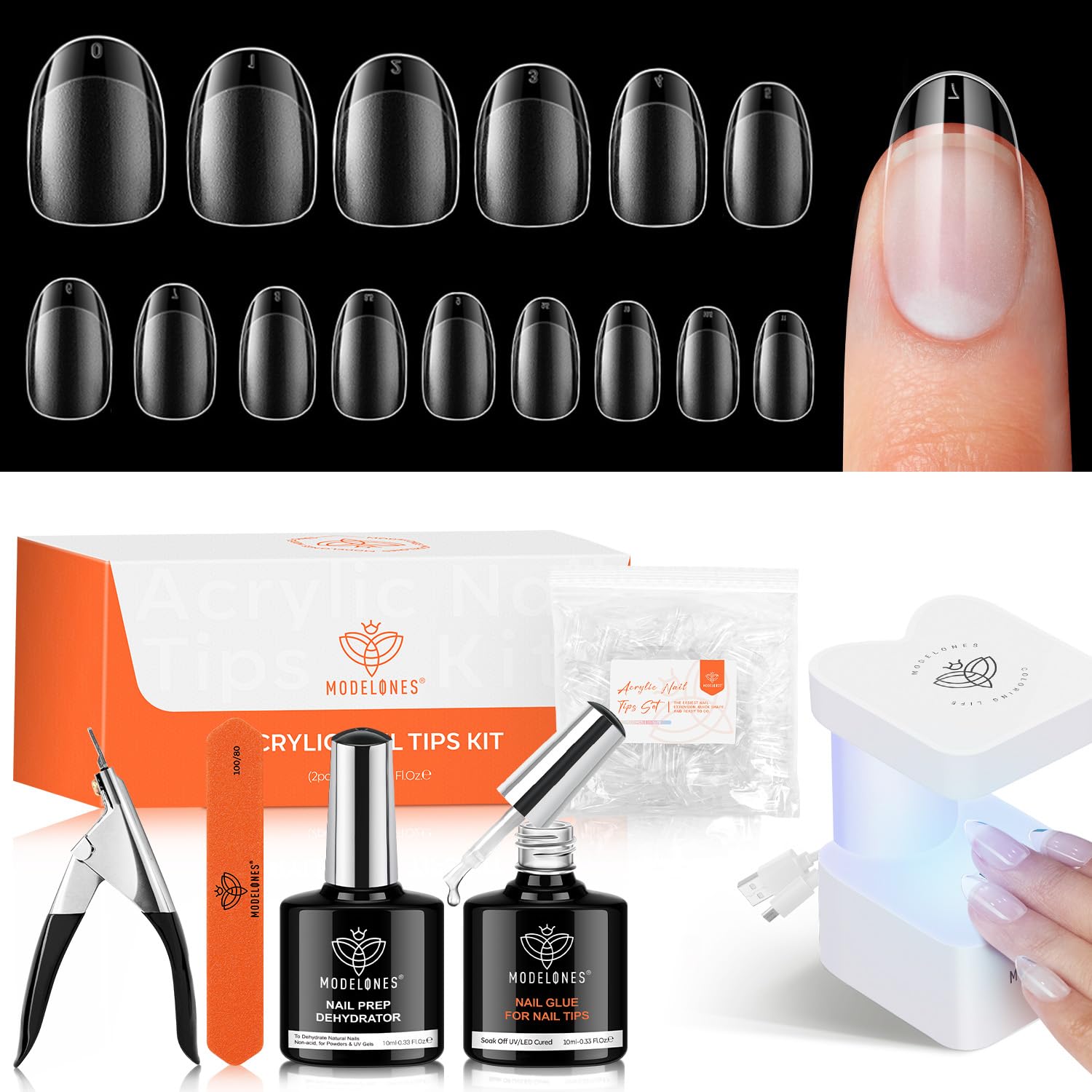 modelones front packaging showing full kit components and benefits