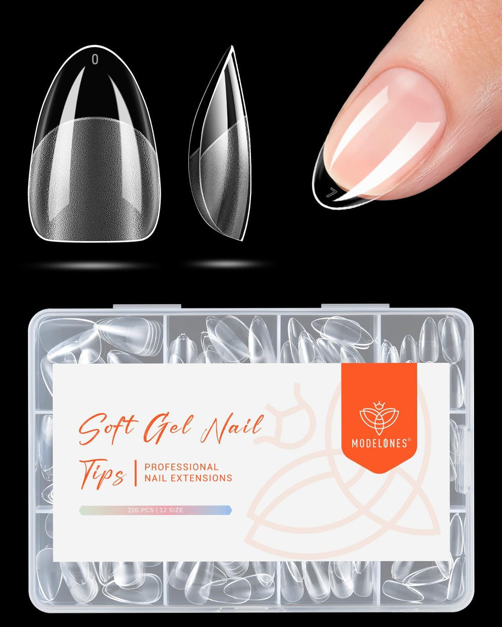 modelones front packaging showing kit contents and clear tips benefit quick setup