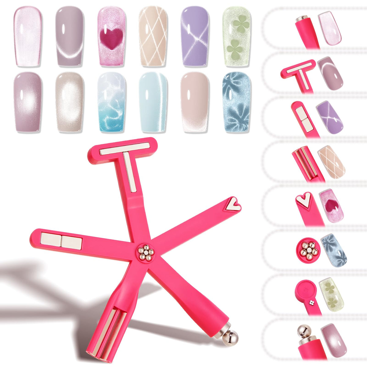 modelones front view magnet wand showing compact design and easy handling