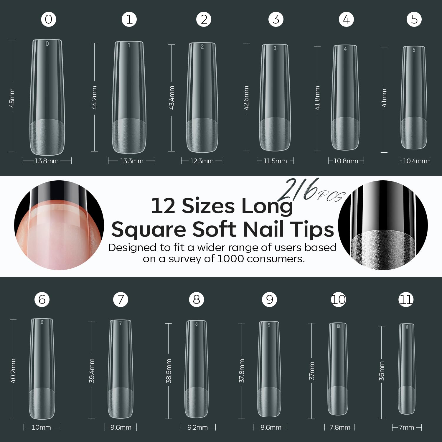 modelones gel applied over tip demonstrating strong bond