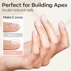 modelones gel texture close-up showing rubber viscosity and smooth self-leveling