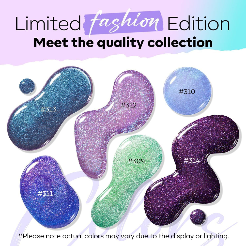 modelones glitter and holographic texture close-up highlighting sparkle