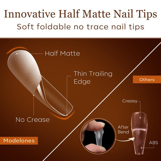 modelones closeup of half matte surface for improved adhesion benefit