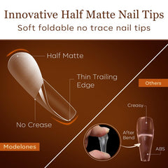 modelones closeup of half matte surface for improved adhesion benefit
