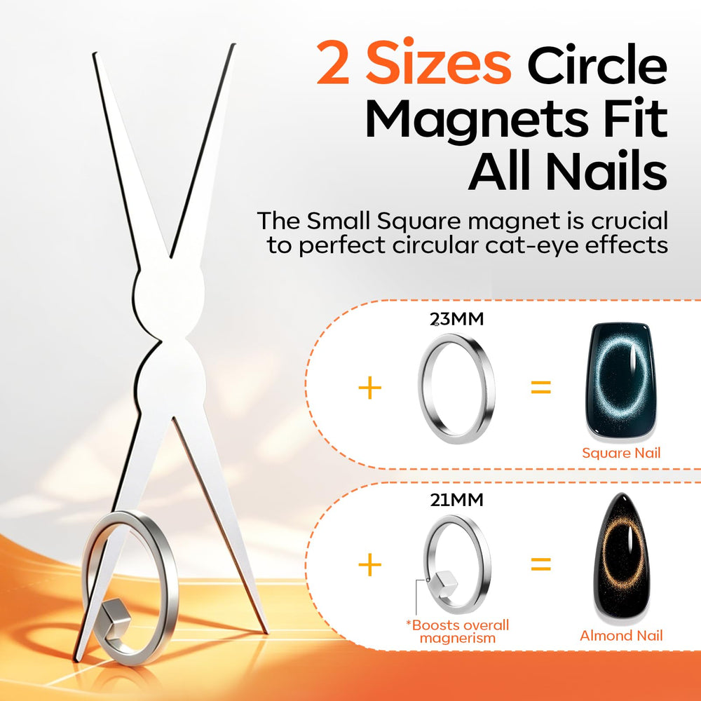 modelones heart and round magnets creating decorative focal reflections