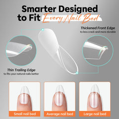 modelones tips in application as press-on for quick manicure benefit