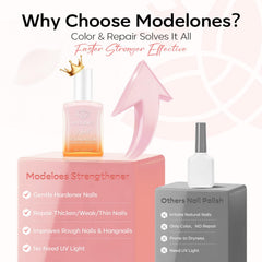 modelones ingredient label closeup showing keratin and oils for nourishing benefit