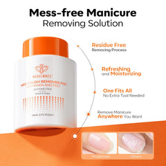modelones open jar with visible sponges for hygienic replacement