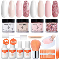 modelones front packaging showing full 19-piece kit and easy setup benefit