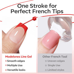 modelones label and cap detail highlighting brush and color info