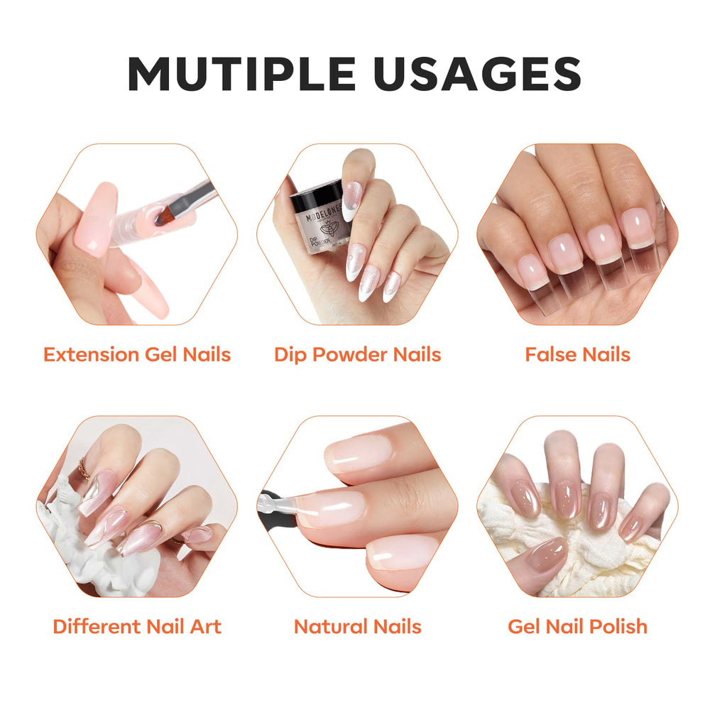 modelones label and ingredients closeup showing acid-free low-odor formula