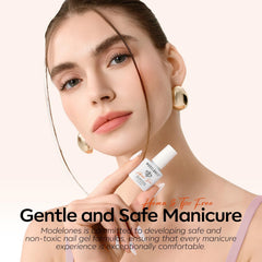modelones ingredient label highlighting HEMA-free formula and gentler resin