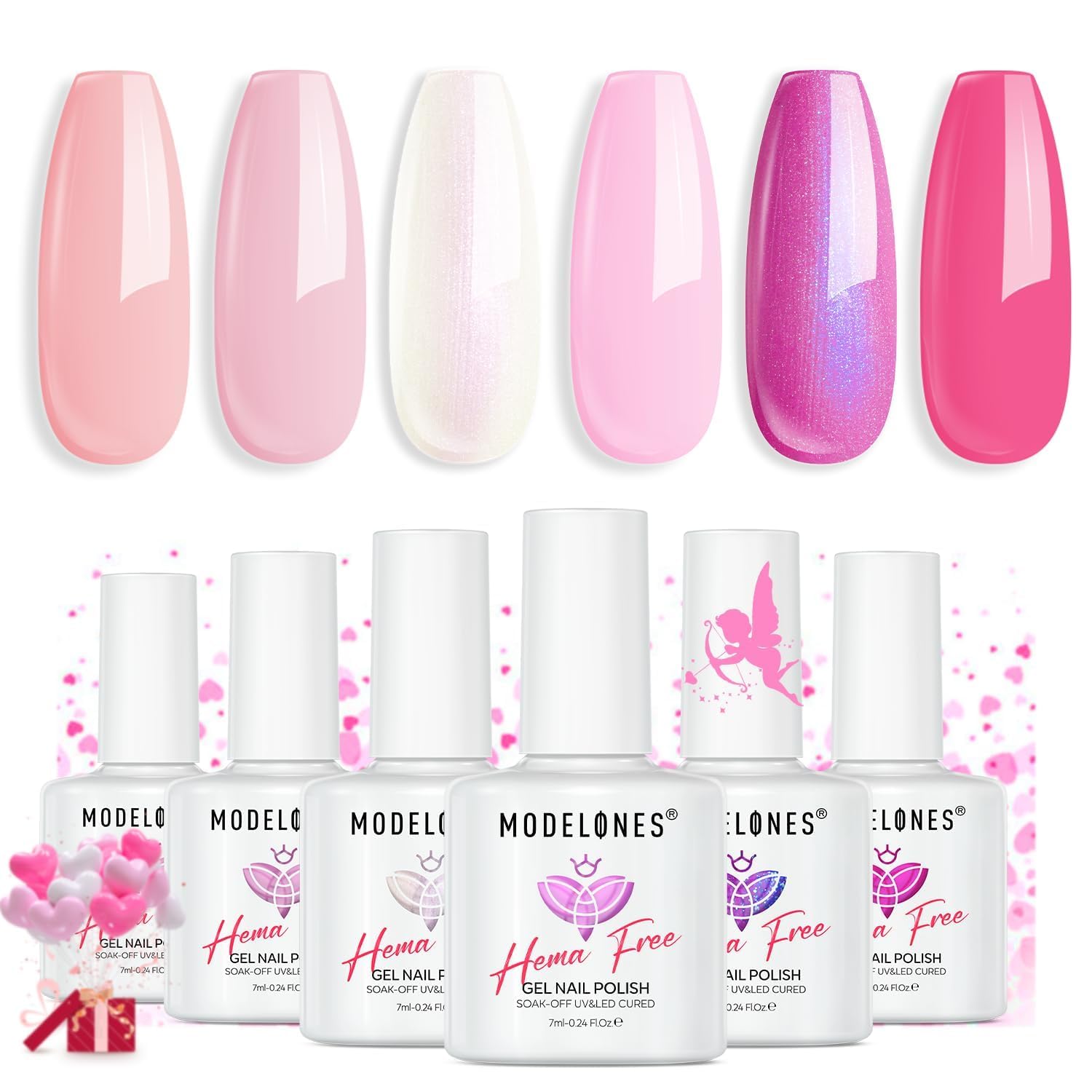 modelones lifestyle hand model with summer manicure showing wearable pinks for outings